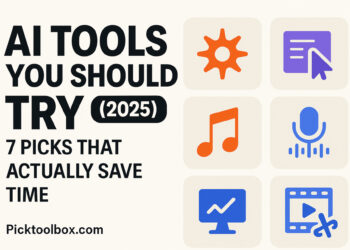 AI Tools You Should Try (2025): 7 Picks That Actually Save Time