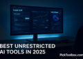 Best unrestricted AI tools in 2025 running on a creator’s desktop workspace