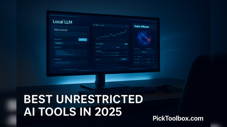 Best Unrestricted AI Tools in 2025: A Practical, Creator-First Guide Best unrestricted AI tools in 2025 running on a creator’s desktop workspace