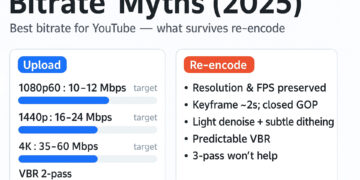 Best bitrate for YouTube 2025