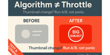 YouTube thumbnail A/B test — algorithm vs throttle, picktoolbox.com